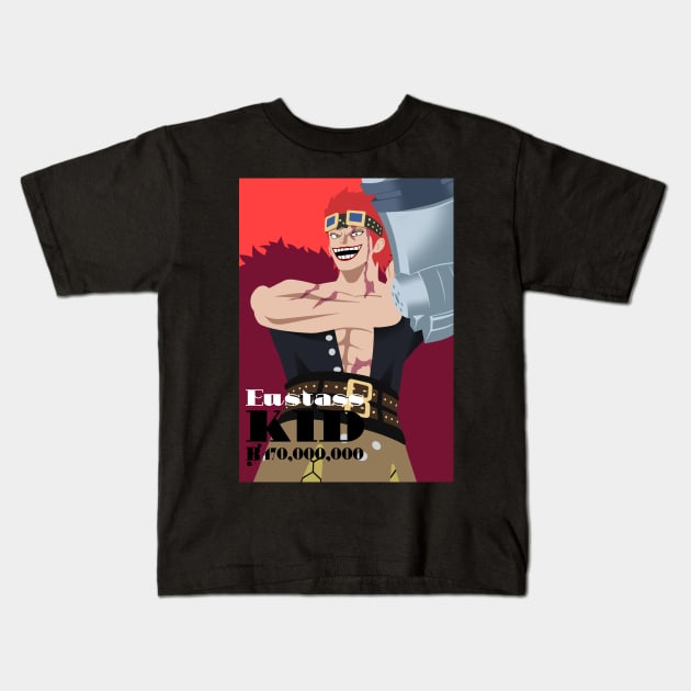 Eustass Kid Kids T-Shirt by Spyrome876